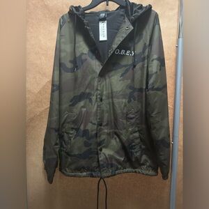 New L men’s O.B.E.Y camo lightweight jacket (Camo green)